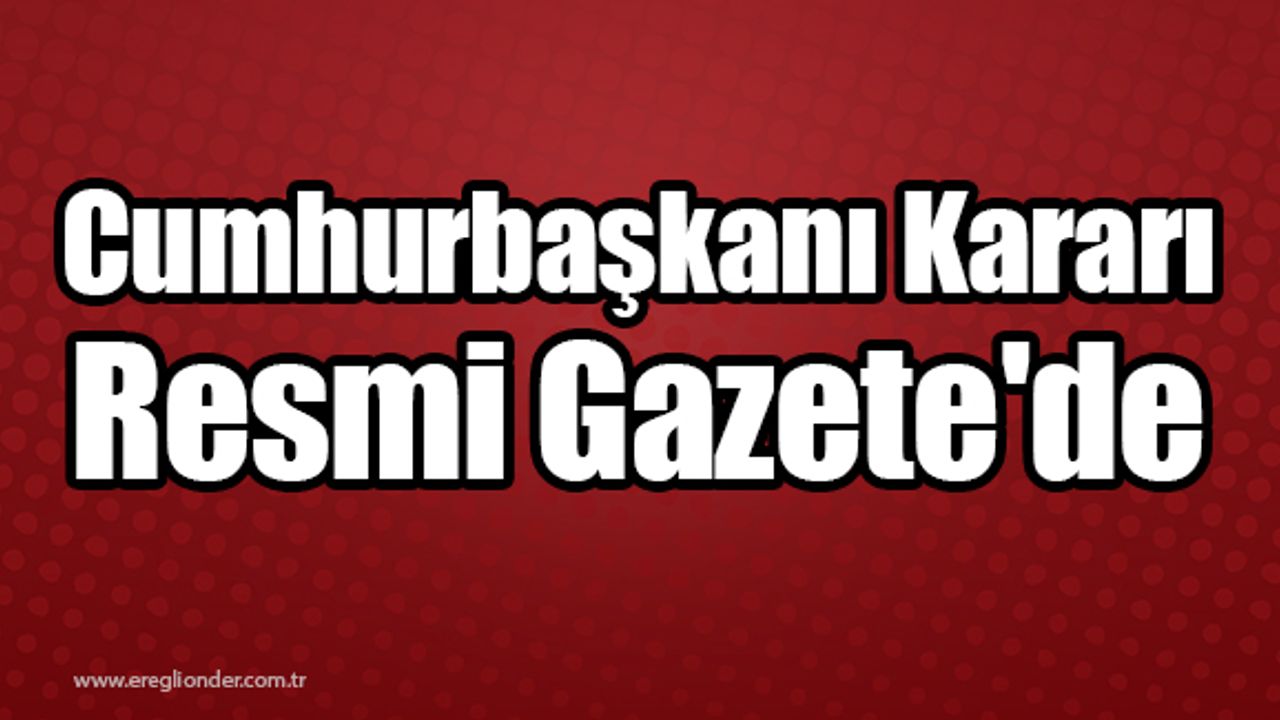 Belirlenen bir alan Filyos Serbest Bölgesi dışına çıkarıldı