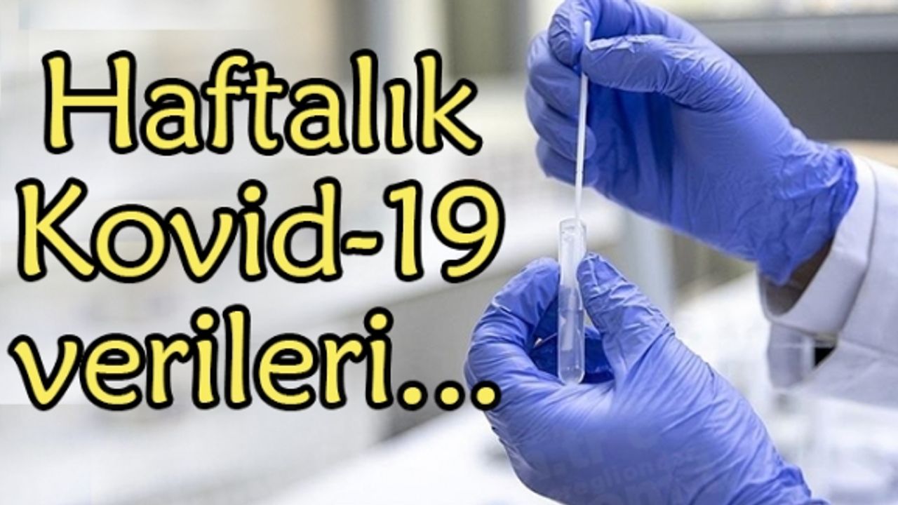 Sağlık Bakanlığı haftalık Kovid-19 verilerini açıkladı