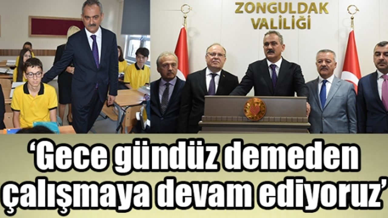 Milli Eğitim Bakanı Özer, Zonguldak'ta lise açılışına katıldı