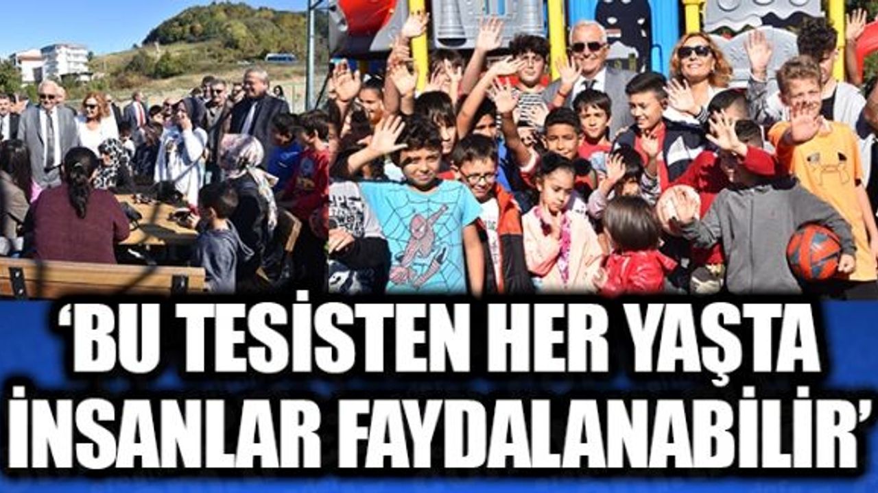 KDZ. EREĞLİ’DE YENİ SOSYAL YAŞAM ALANI AÇILDI