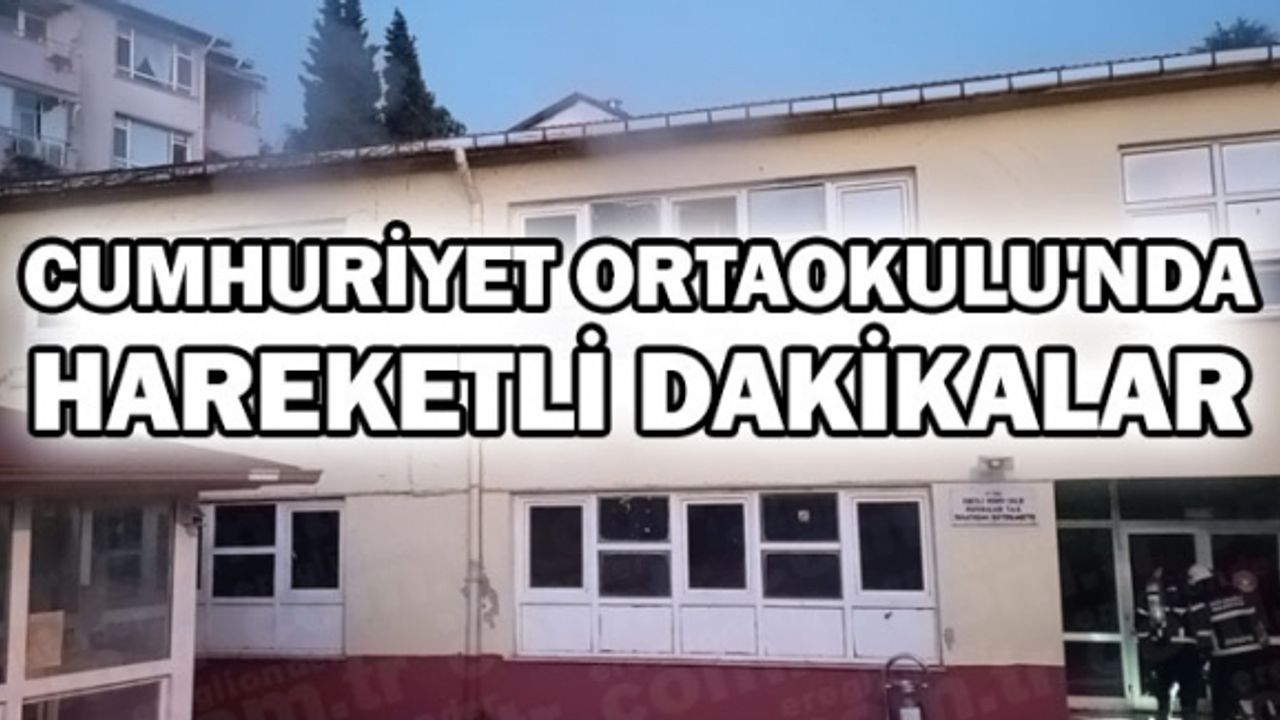 YANGIN DEĞİL ISITMA SİSTEMİNDEN ÇIKAN DUMANMIŞ...