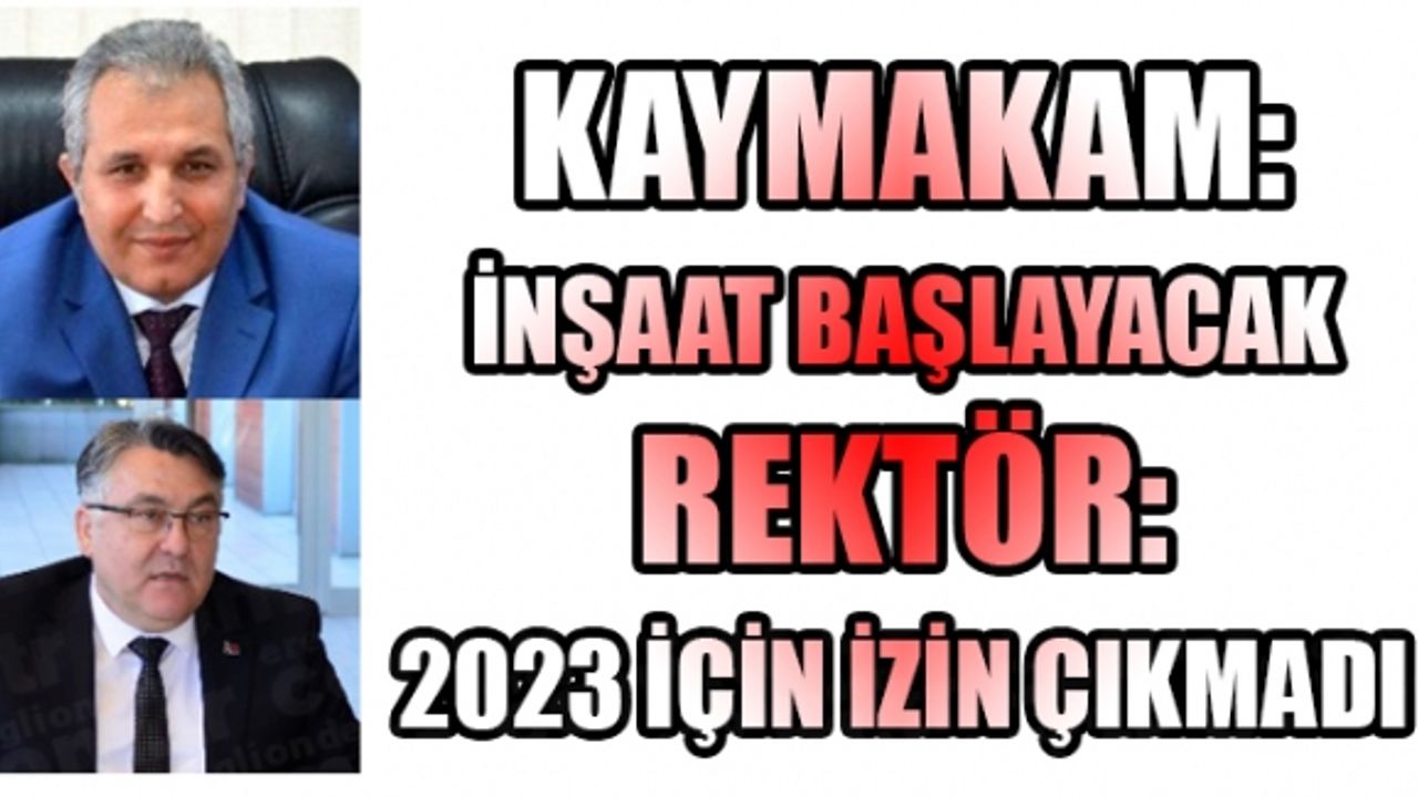 "ÖNCE 3 FAKÜLTEYİ ORAYA TAŞIYACAĞIZ"