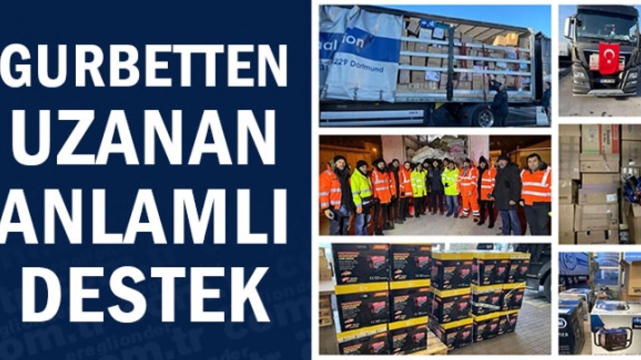 KDZ.EREĞLİ VE ORMANLI DERNEĞİ HAREKETE GEÇTİ