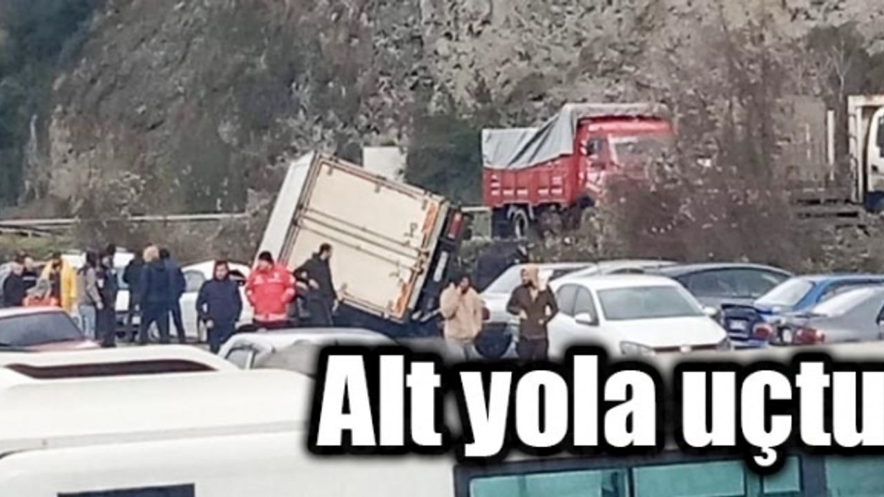 ANA YOLDAN ÇIKTI ALT YOLA UÇTU