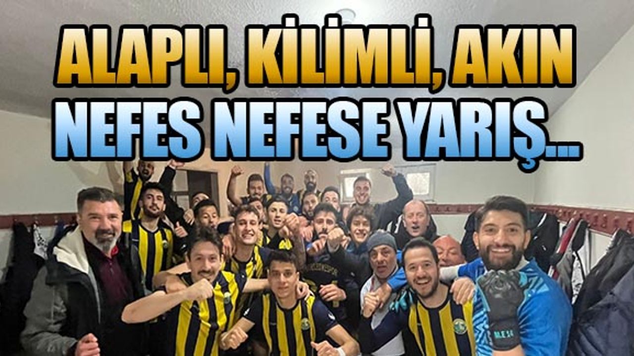 SÜPER AMATÖR LİGDE HEYECAN DORUKTU