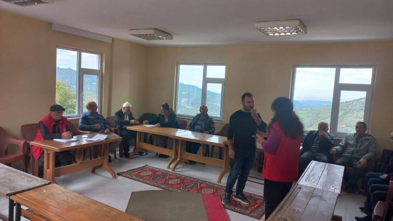 19 Mayıs ilçesinde çiftçi toplantısı yapıldı