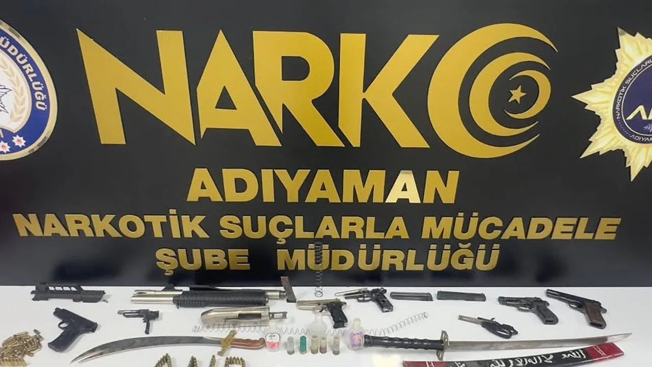 Adıyaman'da uyuşturucu ve asayiş operasyonları