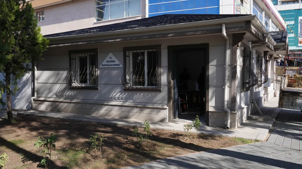 Ankara Keçiören'de Muhtarlar Derneği Hizmet Binası törenle açıldı