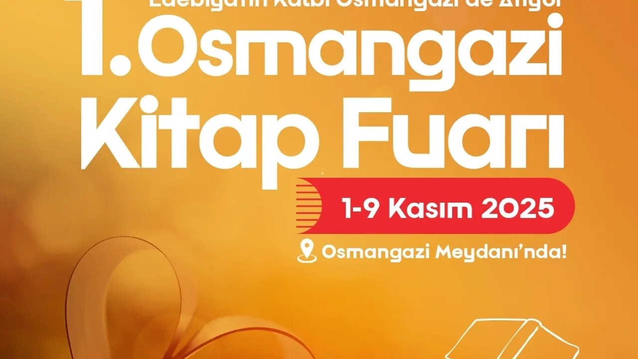 Bursa'da Osmangazi Kitap Fuarı kapılarını açıyor