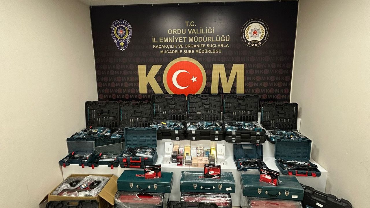 Ordu'da kaçakçılık operasyonunda 230 kilogram tütün ele geçirildi