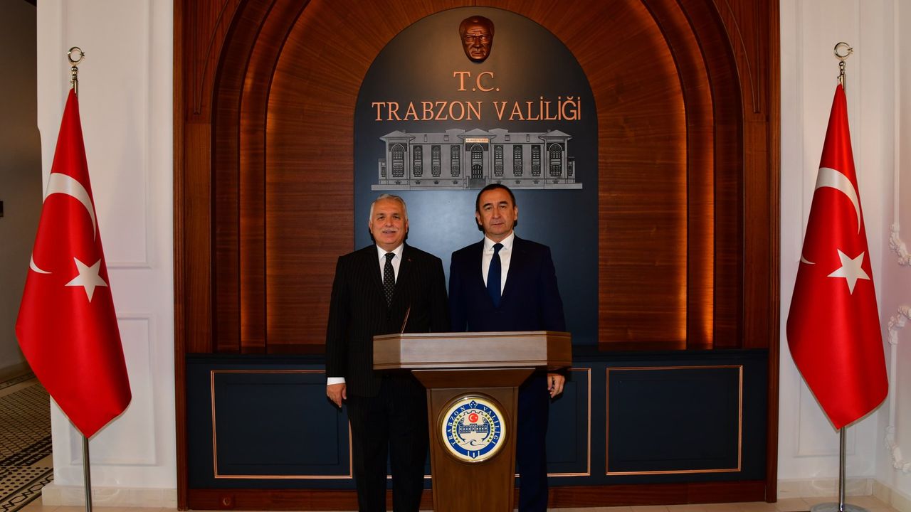 Özbekistan'ın Ankara Büyükelçisi Haydarov, Trabzon'da ziyaretlerde bulundu