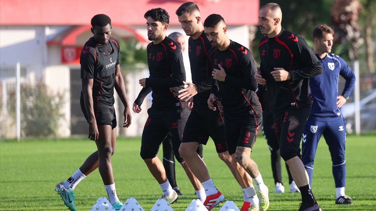 Samsunspor, Konyaspor maçının hazırlıklarını sürdürdü