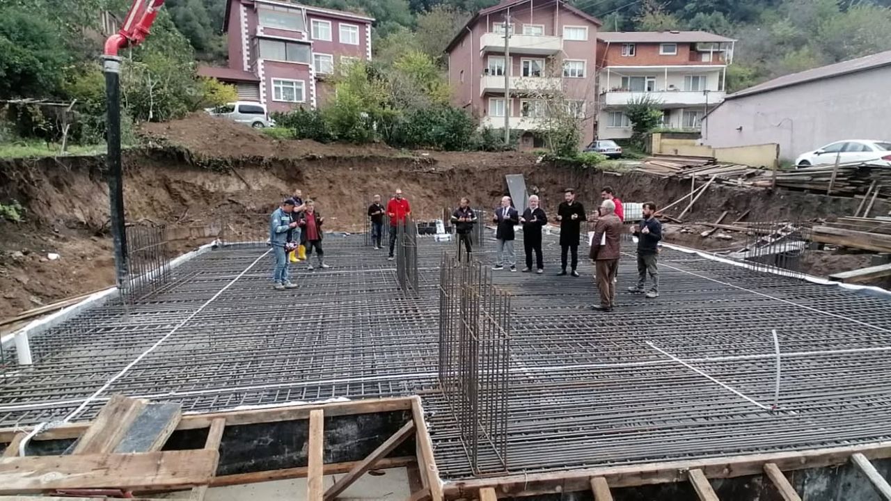 4-6 YAŞ GRUBU KUR'AN KURSU İNŞAAT BETONU ATILDI