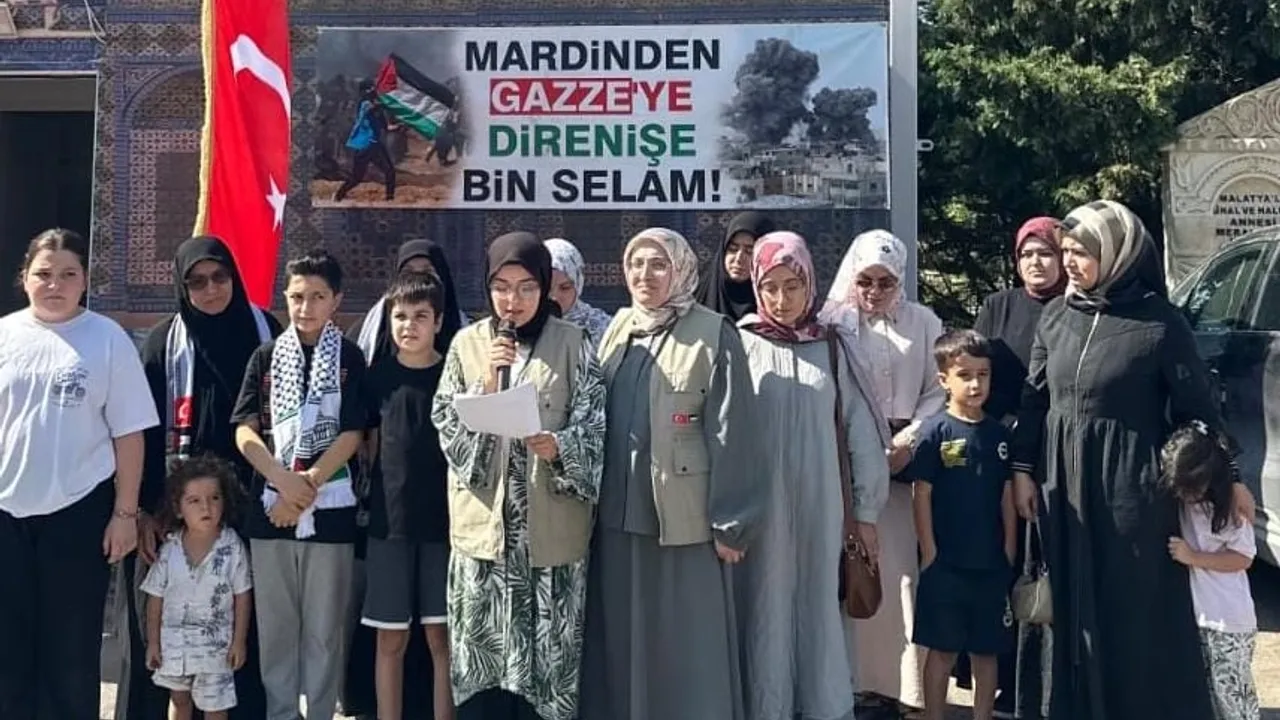 Gazze’deki eğitim mücadelesi Mardin’de gündeme taşındı: "Gazze’nin Çocukları Yalnız Değildir
