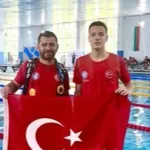 Denizli Büyükşehir Belediyesporlu yüzücüler altın madalyaları topladı