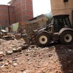 Diyarbakır Muradiye'de metruk binalar yıkılıyor
