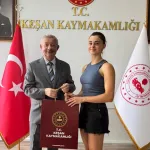 Kaymakam Mercan, LGS Türkiye birincisisini makamında ağırladı