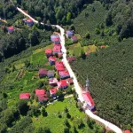 Köy yollarına beton destek