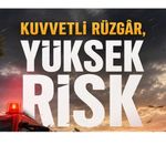MÜDÜRLÜKTEN ŞİDDETLİ RÜZGAR UYARISI