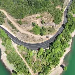 Yuvacık Barajı yolu yenilendi