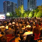 Ankara Keçiören'de açık hava sinema keyfi