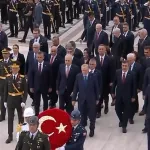 Büyük Zafer'in 104. yıl dönümünde devlet erkanı Anıtkabir'de