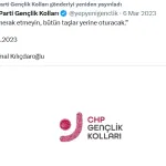 CHP Gençlik Kolları, YENİ Parti'nin ele geçirdiği X hesabını geri aldı!