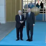 Filistin Devlet Başkanı Mahmud Abbas Başkent'te