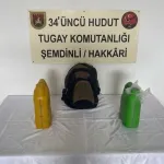 Hakkâri hudut hattında 8 kilo uyuşturucu ele geçirildi
