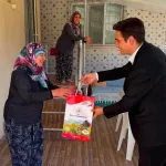 Kaymakam Güzel'den İbriktepe'de şehit aileleri ve gazilere ziyaret