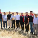 Kayseri Kocasinan'da tarım buluşması hasatla açıldı
