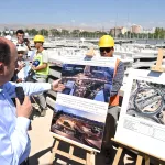Konya'da Başkan Altay raylı sistem projelerini inceledi