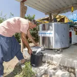 Mersin'de üreticiye süt soğutma tankı desteği