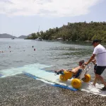 Muğla'da engelsiz deniz keyfi
