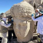 Nemrut Dağı'nda kapsamlı koruma... Heykeller nanoteknolojiyle güçlendiriliyor
