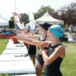 Triathle yarışları Bursa Osmangazi'de nefes kesti