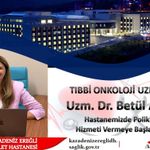 ONKOLOJİ UZMANI GÖREVE BAŞLADI...