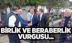 BİRLİK VE BERABERLİK VURGUSU