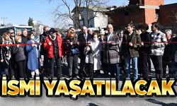 İSMET AKTAŞ'IN İSMİ VERİLDİ