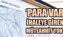 "PARA VAR İHALEYE GİREN MÜTEAHHİT YOK"