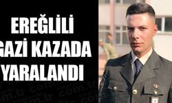 EREĞLİLİ GAZİ KAZADA YARALANDI