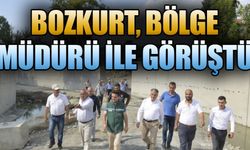 BOZKURT, BÖLGE MÜDÜRÜ İLE GÖRÜŞTÜ