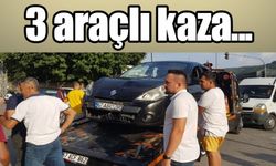 GÖÇMENLER KAVŞAĞINDA KAZA