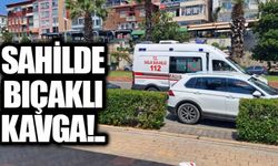 SAHİLDE BIÇAKLI KAVGA