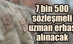 Jandarma Genel Komutanlığına 7 bin 500 sözleşmeli uzman erbaş alınacak