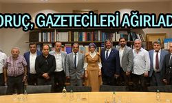 ORUÇ, GAZETECİLERİ AĞIRLADI