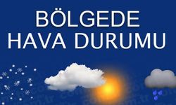 BÖLGEDE HAVA DURUMU...