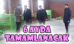 YILMAZ, GENÇLİK VE SPOR MERKEZİ  İNŞAATINI İNCELEDİ