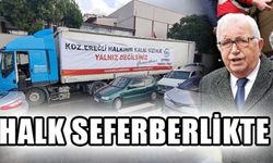 2 TIR DOLUSU YARDIM MALZEMESİ YOLA ÇIKTI