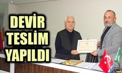 DEVİR TESLİM YAPILDI